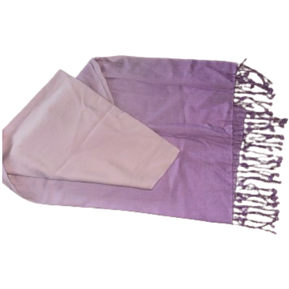 Purple ombré scarf
